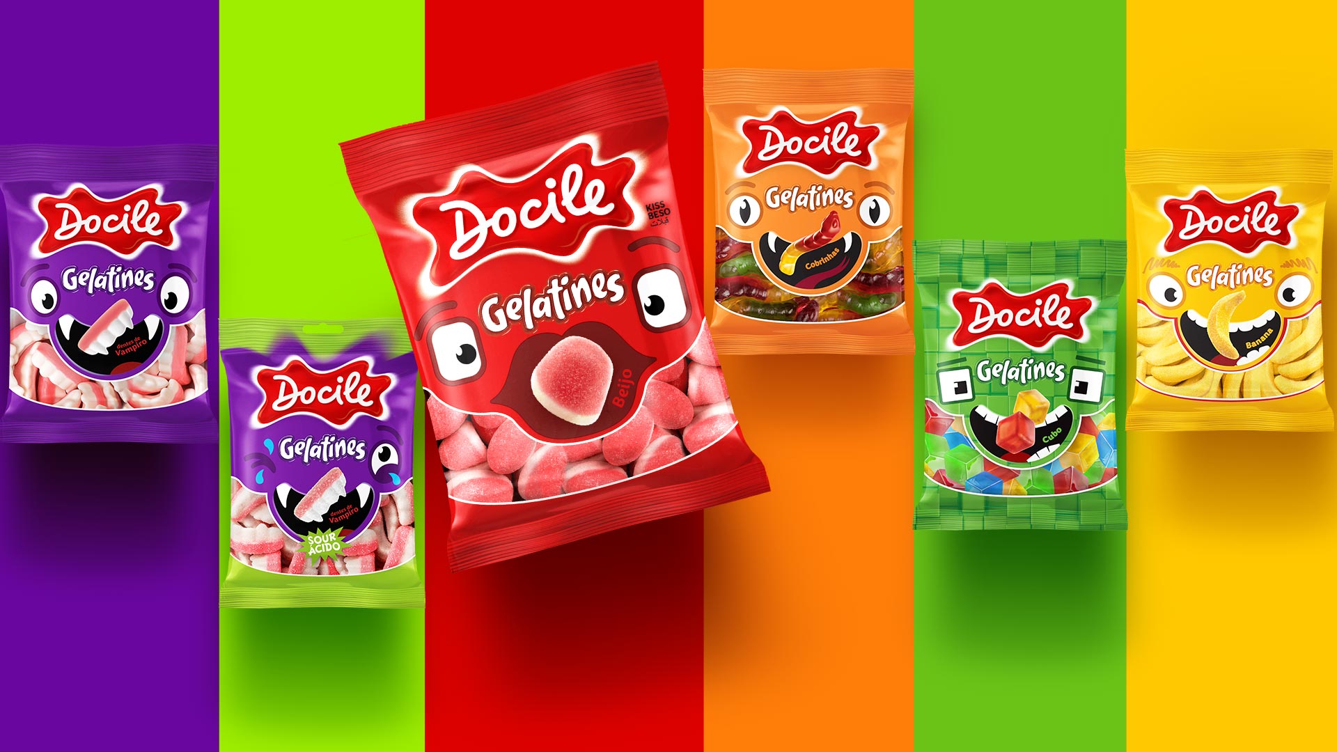 Marshmallow, Canudinhos, Guloseimas e mais doces | Docile